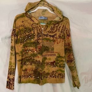 Jane Ashley full-zip hoodie